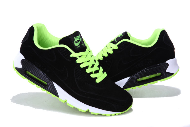 New Men'S Nike Air Max Black/Greenyellow